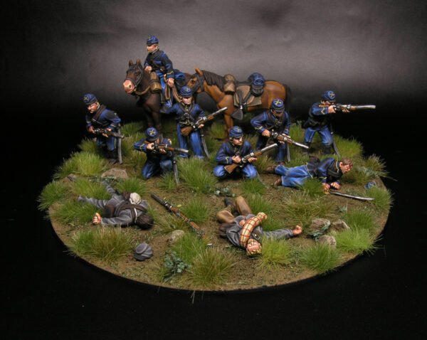 American Civil War diorama in 28mm