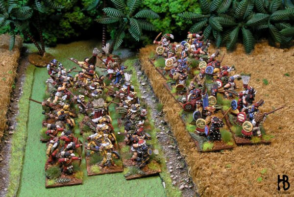 Tlaxcaltecan warriors in 15mm - Image 4